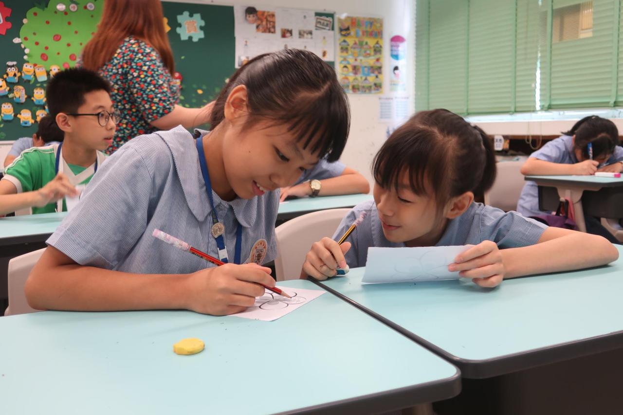 同學們投入討論活動