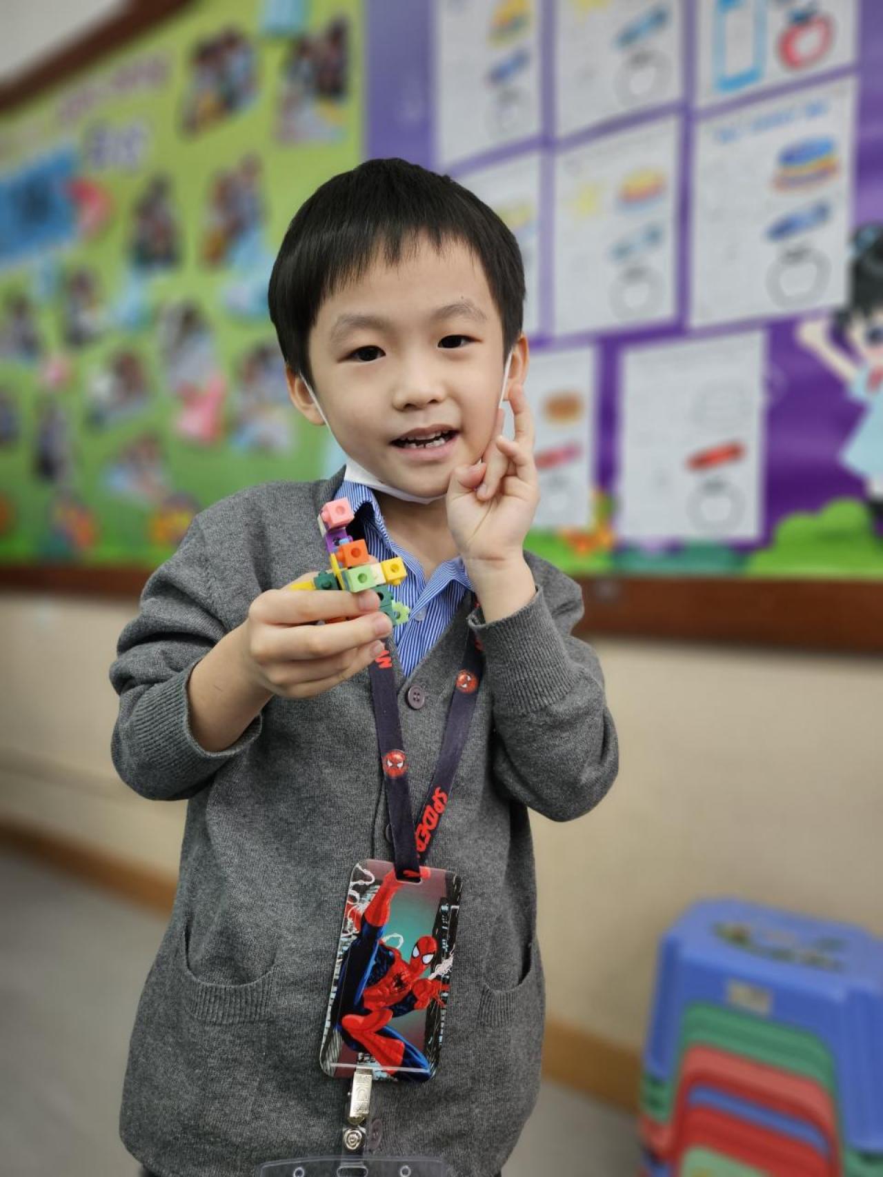 利用數粒於平日小息活動亦建立數感